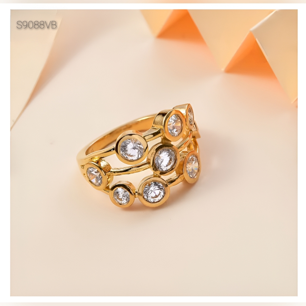 J. Francis for Swarovski 'Bubbles' ring, Size 6, new with tag - Picture 3 of 9